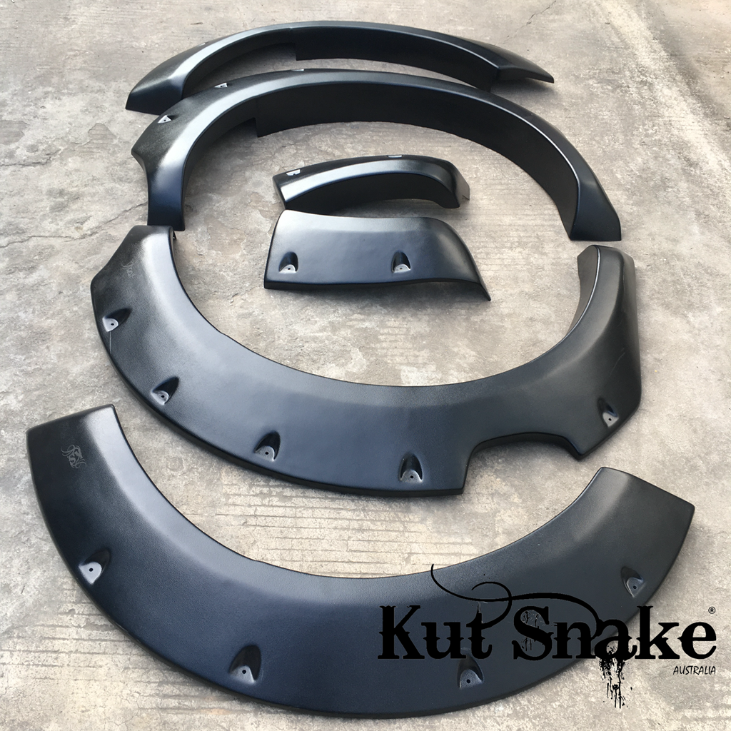 Fender Flares Ford Ranger PX4 WildTrak "Monster"- 75 mm wide