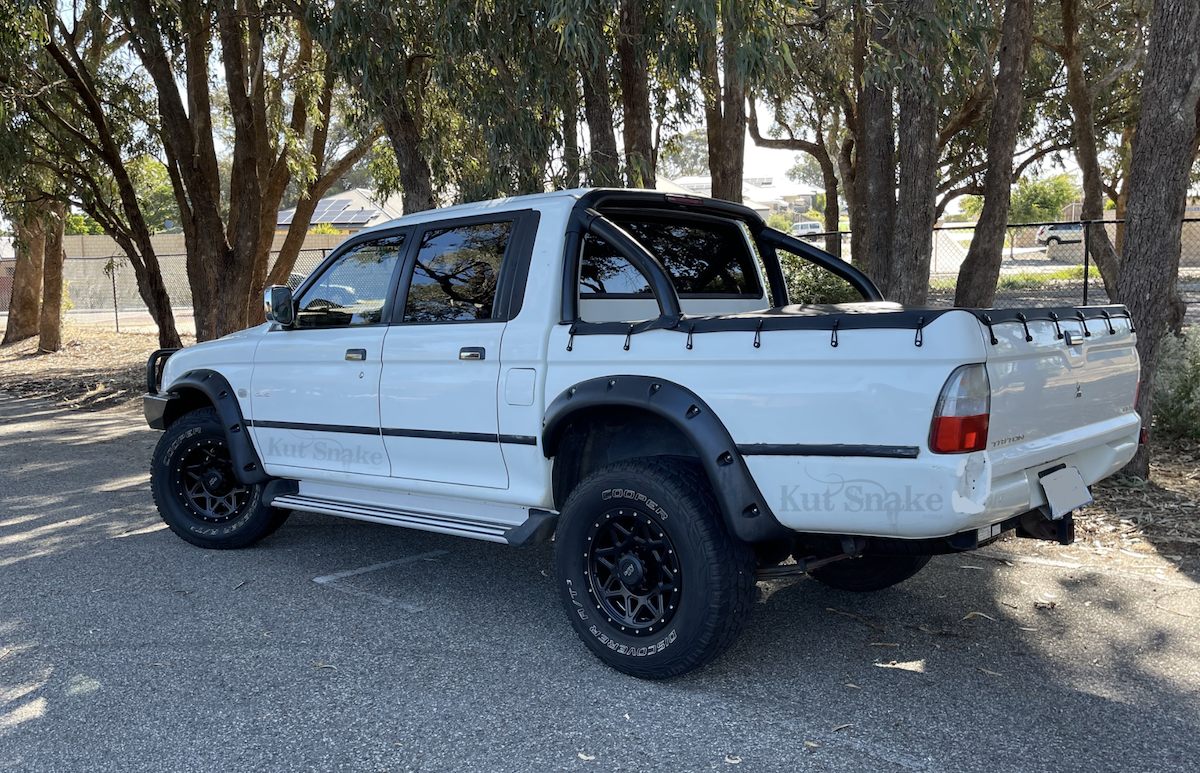 Fender Flares for Mitsubishi L200 MK - 75 mm wide 1996 - 2006 - Image 9