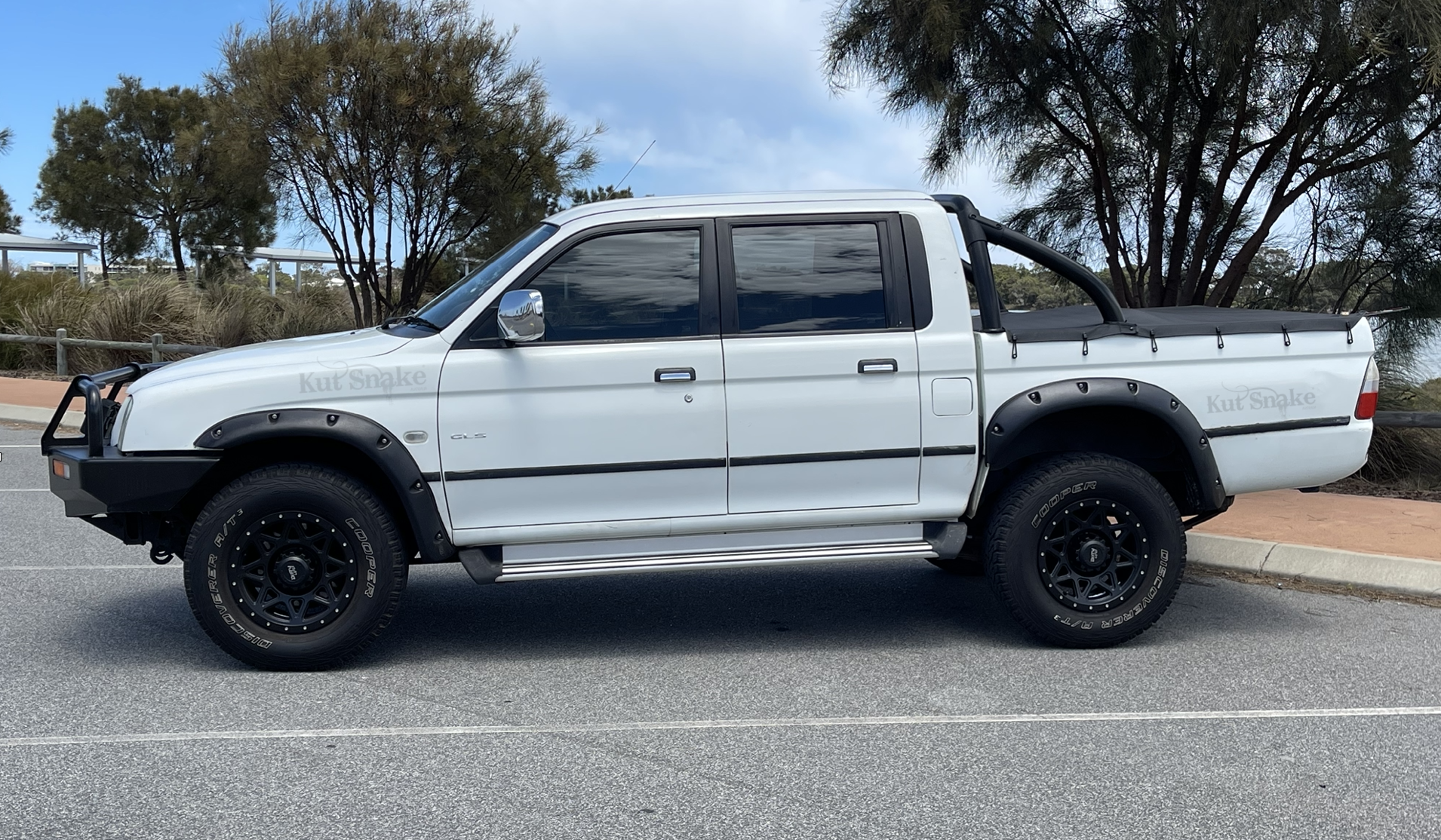 Fender Flares for Mitsubishi L200 MK - 75 mm wide 1996 - 2006 - Image 16