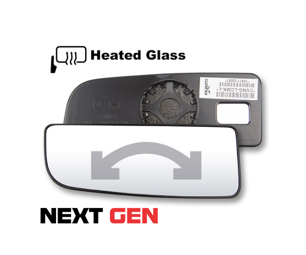 ClearView Next Generation Lower Convex Mirror Glass complete with base plate - Image 2