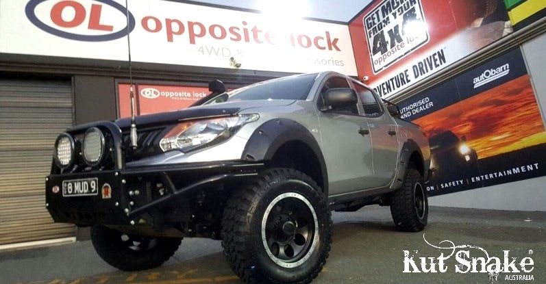 Fender Flares for Mitsubishi L200 MQ - 2015 - 2017 - 70 mm wide FRONT ONLY